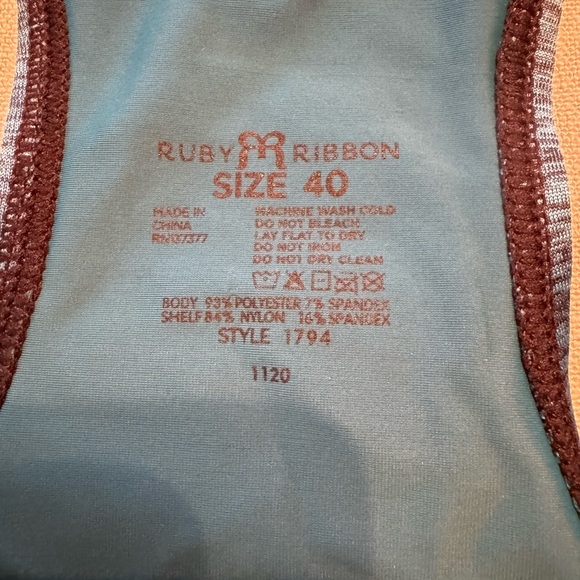 Ruby Ribbon Sport Demi Tank - Picture 3 of 5